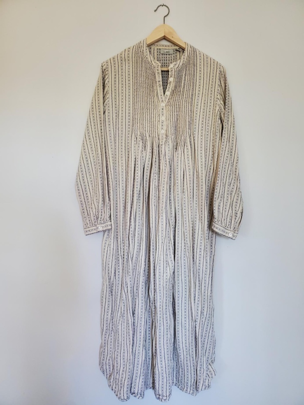 L.L. Bean vintage dobby flannel nightgown size S
